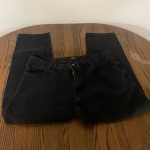 Lee classic fit black jeans 40x30